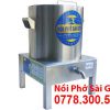 Nồi phở inox sử dụng điện loại 80 lít được sử dụng nhiều tại các mô hình kinh doanh.