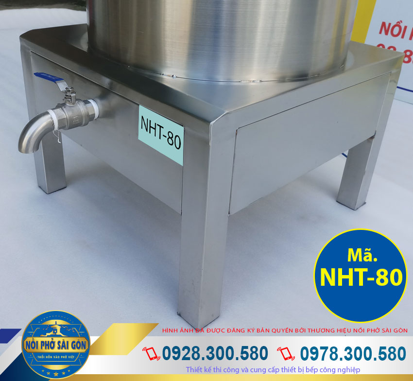 Đế nồi nấu hủ tiếu công nghiệp bằng điện.