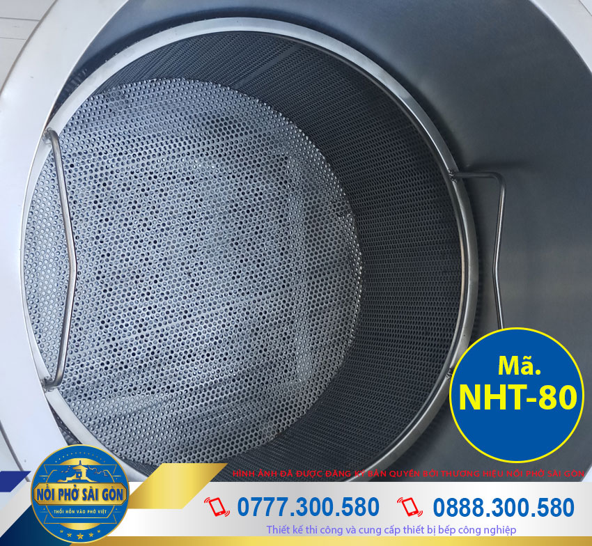 Nồi nấu hủ tiếu bằng điện có rổ đựng xương, nồi hầm xương nấu hủ tiếu bằng điện 80 lít giá tốt.