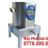 Nồi inox nấu hủ tiếu bằng điện 90 lít.