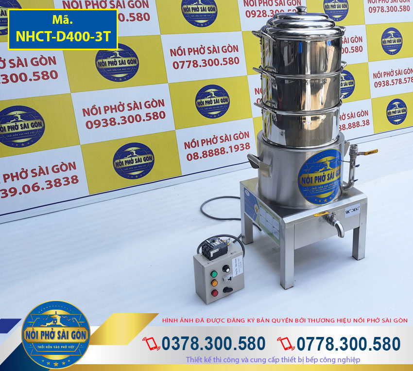 Mua nồi hấp cơm tấm 3 tầng cách thủy ở đâu, nồi hấp cơm tấm bằng điện công nghiệp giá bao nhiêu.