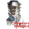 Nồi hấp bánh bao công nghiệp cách thủy.