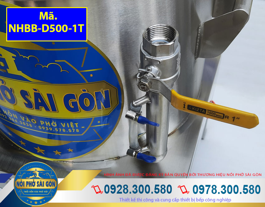 Ống canh mực nước Nồi Hấp Bánh Bao Bằng Điện 1 Tầng NHBB-D500-1T