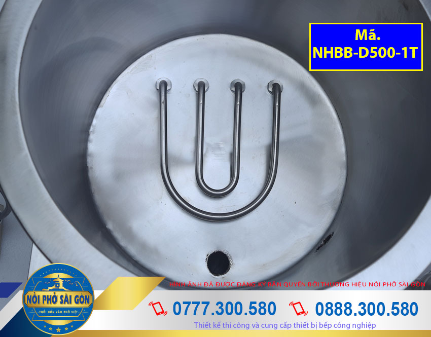 Thanh điện trỡ Nồi Hấp Bánh Bao Bằng Điện 1 Tầng NHBB-D500-1T