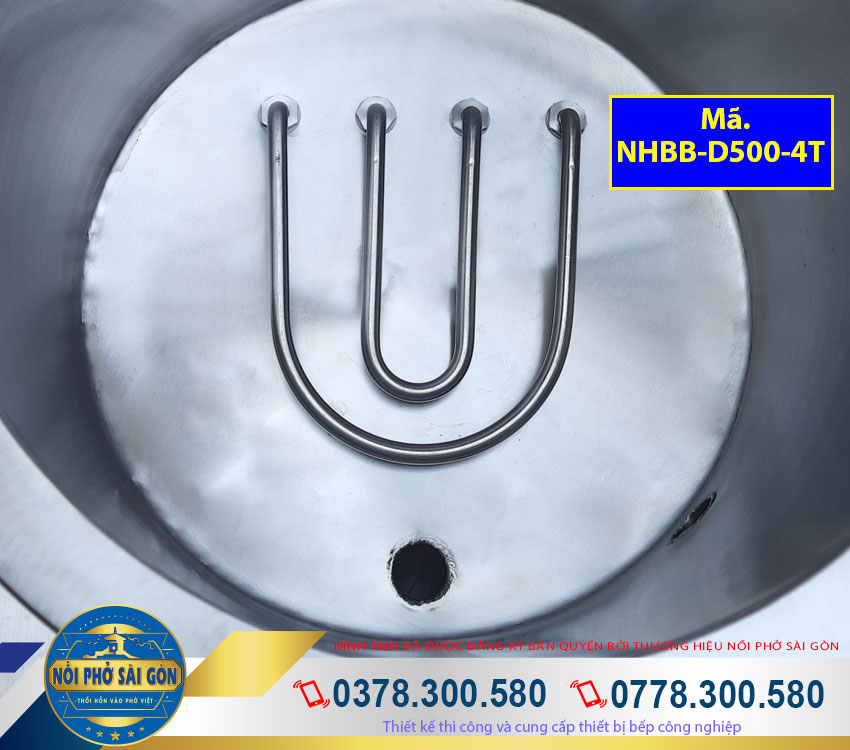 Thanh điện trở Nồi Hấp Bánh Bao Công Nghiệp Bằng Điện 4 Tầng NHBB-D500-4T