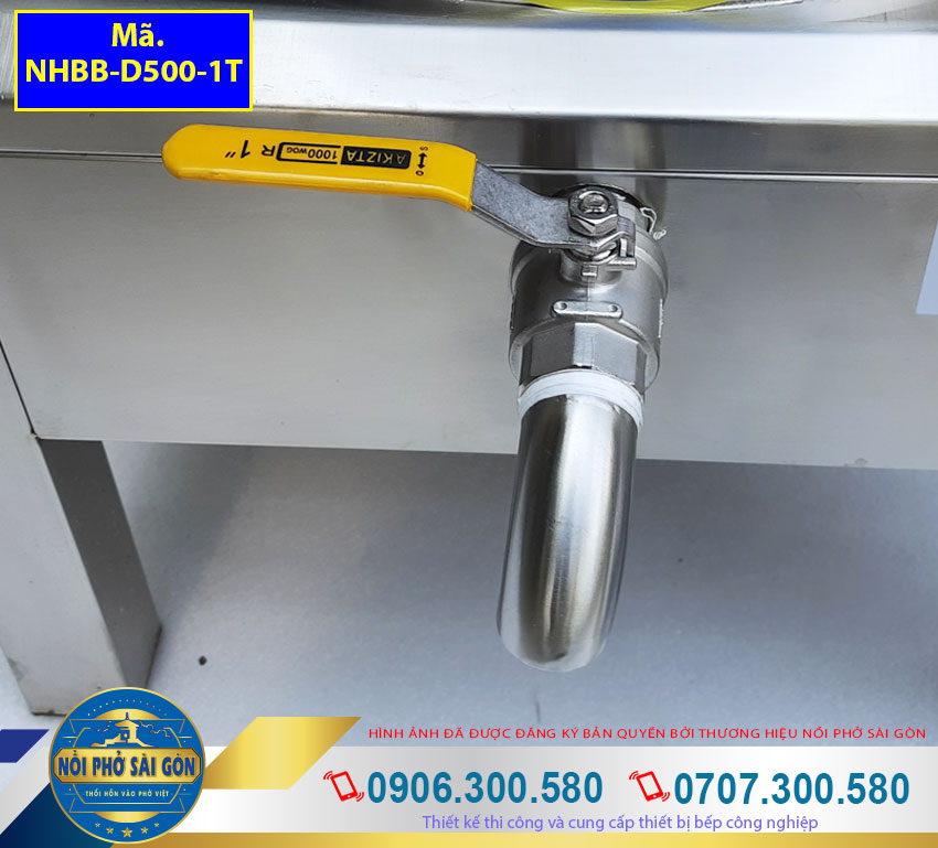 Vòi xã nước Nồi Hấp Bánh Bao Bằng Điện 1 Tầng NHBB-D500-1T