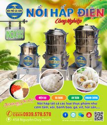Báo giá nồi hấp bánh bao công nghiệp tại TP HCM, nồi điện hấp bánh bao công nghiệp giá xưởng.