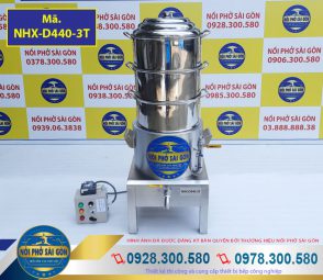 Nồi hấp xôi 3 tầng giá tốt tại TP HCM, nồi hấp xôi công nghiệp bằng điện.
