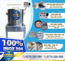 Báo giá nồi hầm xương bằng điện, nồi điện hầm xương công nghiệp để nấu hủ tiếu phở. Liên hệ chúng tôi ngay.