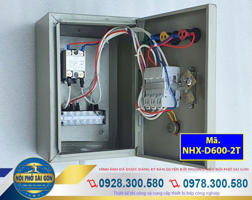 Thiết kế hộp điện rời cho nồi hấp xôi bằng điện