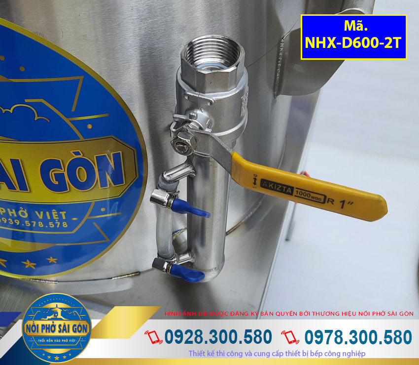 Chi tiết ống đo mực nước nồi hấp xôi bằng điện