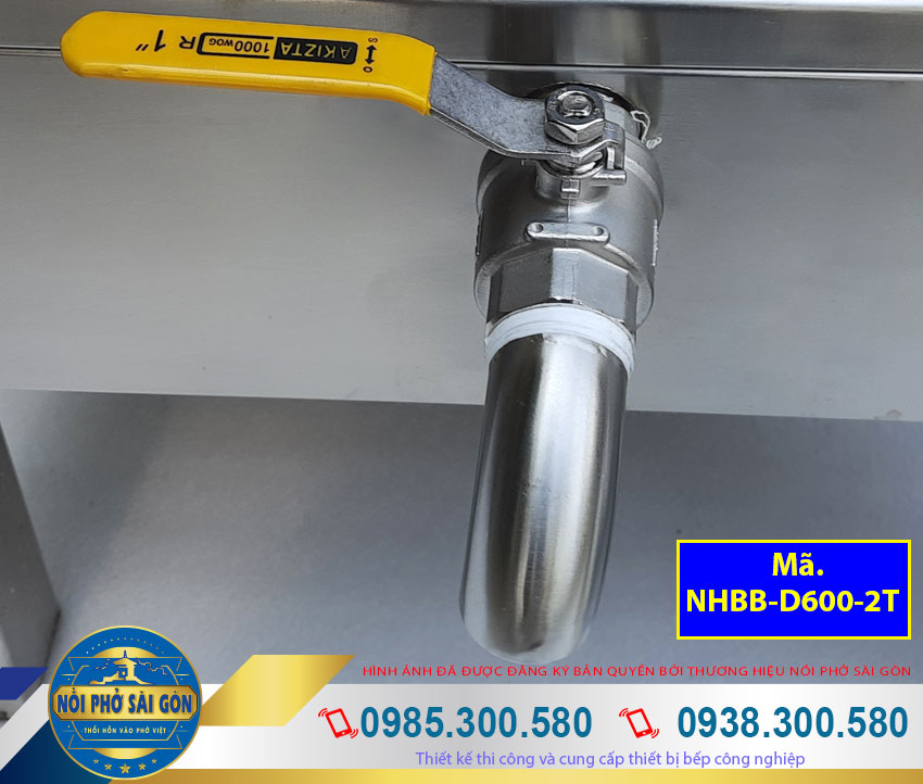 Vòi xã nước Nồi Hấp Bánh Bao Bằng Điện 2 Tầng NHBB-D600-2T