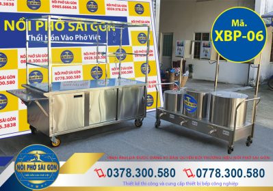 Combo nồi nấu nước lèo và quầy bán phở hủ tiếu giá tốt Thương hiệu Nồi Phở Sài Gòn